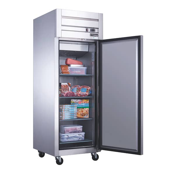 D28AF Commercial Single Door Top Mount Freezer in Stainless Steel - Image 2