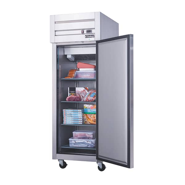 D28AF Commercial Single Door Top Mount Freezer in Stainless Steel - Image 4