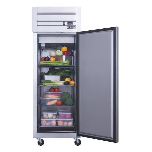 D28AR Commercial Single Door Top Mount Refrigerator in Stainless Steel