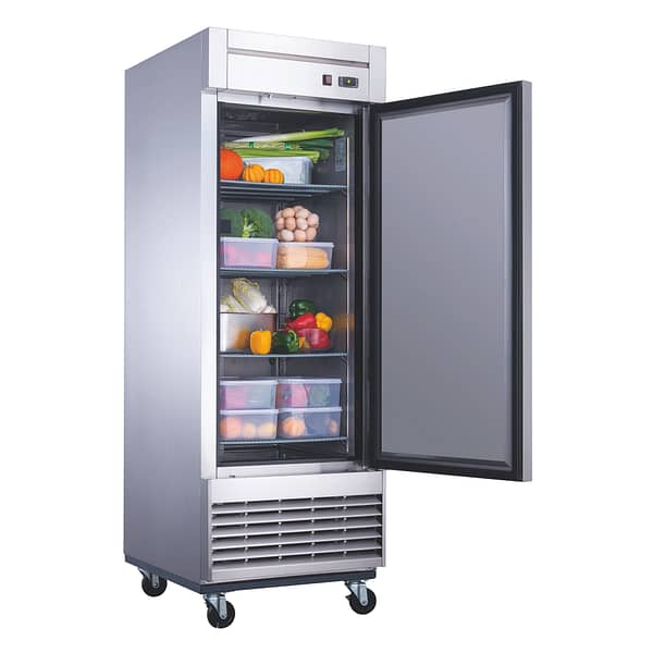 D28R Single Door Commercial Refrigerator in Stainless Steel - Image 2