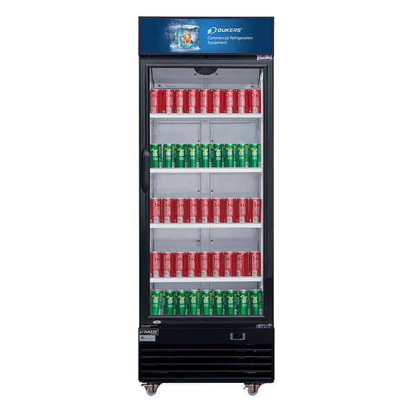 Commercial Single Glass Swing Door Merchandiser Refrigerator