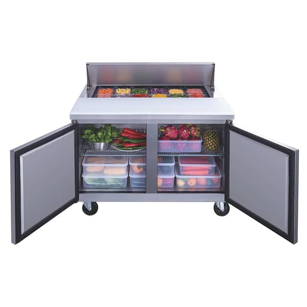 Commercial Food Prep Table Front VIew