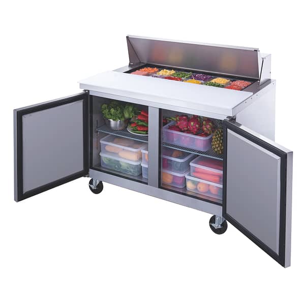 Commercial Food Prep Table Right Side View
